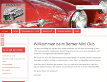 Tablet Screenshot of bernerminiclub.ch